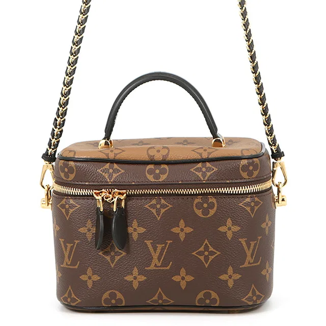 Louis Vuitton Vanity NV NoirM45165 Monogram Reverse Canvas Size PM in Canvas from GALLERY RARE