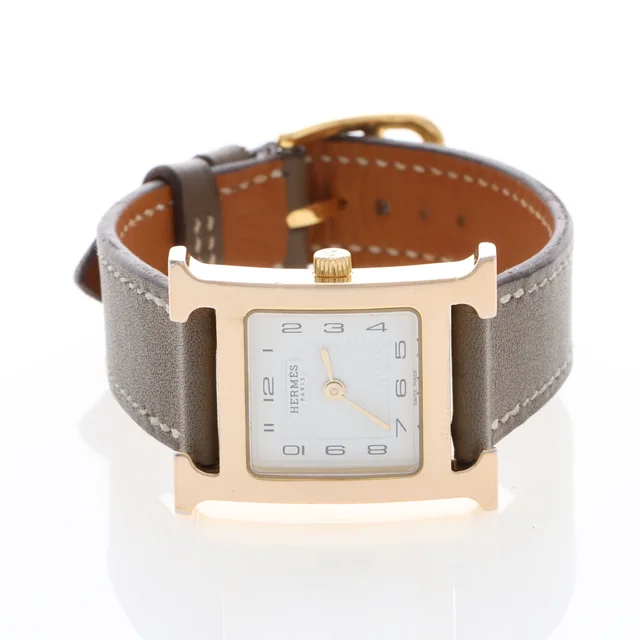 Hermès H Hour gold-plated watch (HH1.201) from GUGUS, photo 4 of 7