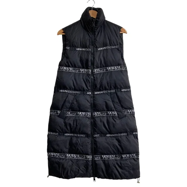 Giorgio Armani Exchange Nylon Long Gilet in Nylon from LuxUness