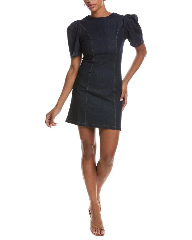 ESTELLINA Denim Mini Dress, image 1 of 1 from Gilt