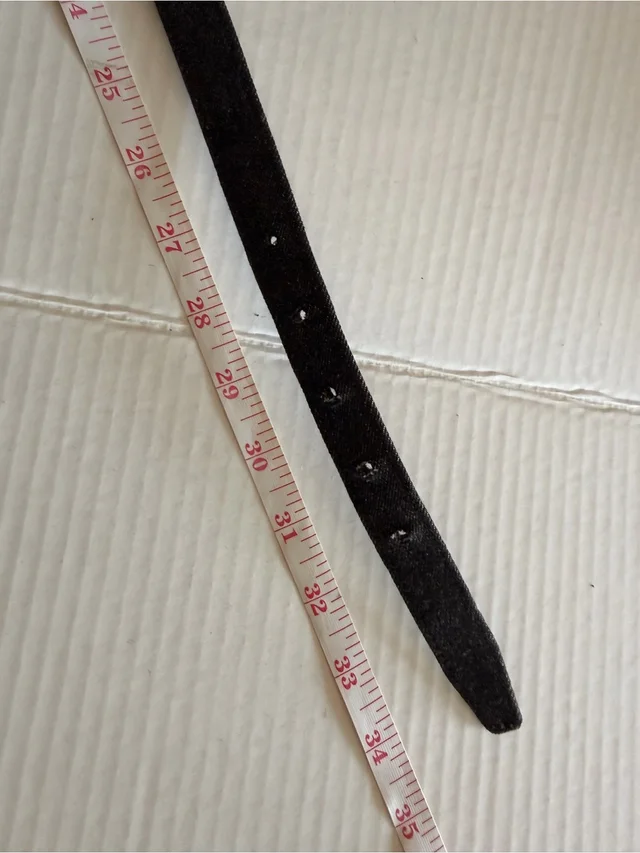 Dolce & Gabbana Reversible Black Denim And Burgundy Leather Belt in black|brown|red Denim from Poshmark, photo 4 of 8