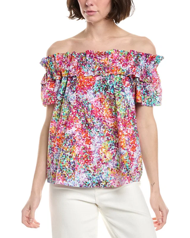 Sara Campbell Gathered Neck Trapeze Top, image 1 of 1 from Gilt