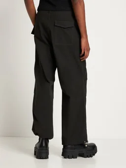 Dion Lee Wide-leg trousers with zip closure in 54% Organic Cotton, 46% Nylon, photo 3 of 5 from LUISAVIAROMA
