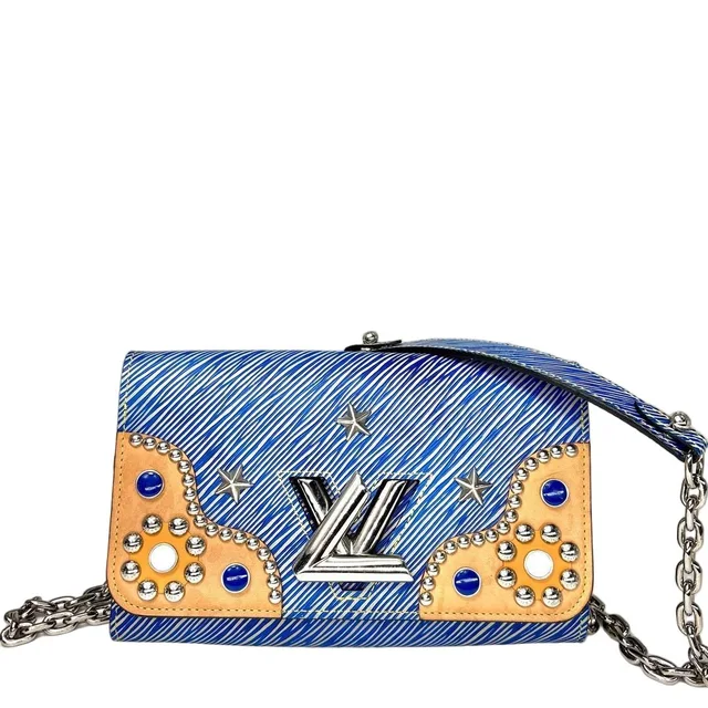 Louis Vuitton Epi Denim Twist Chain Shoulder Bag in Denim from The Reluxe