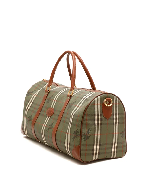 Burberry Haymarket Travel Bag in Canvas from A Retro Tale, photo 2 of 9