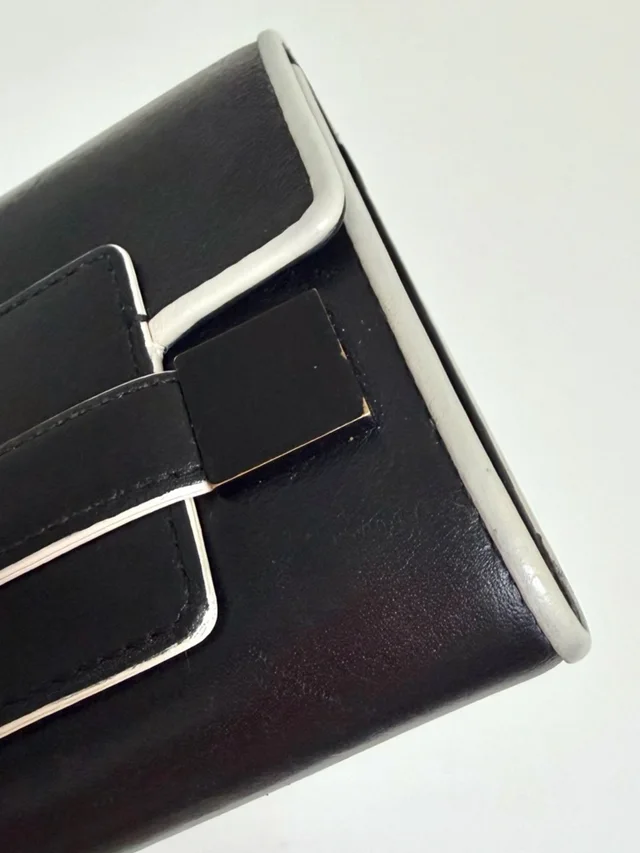 Delvaux Madame Black Leather Card Holder Wallet in black Leather from Poshmark, photo 9 of 11