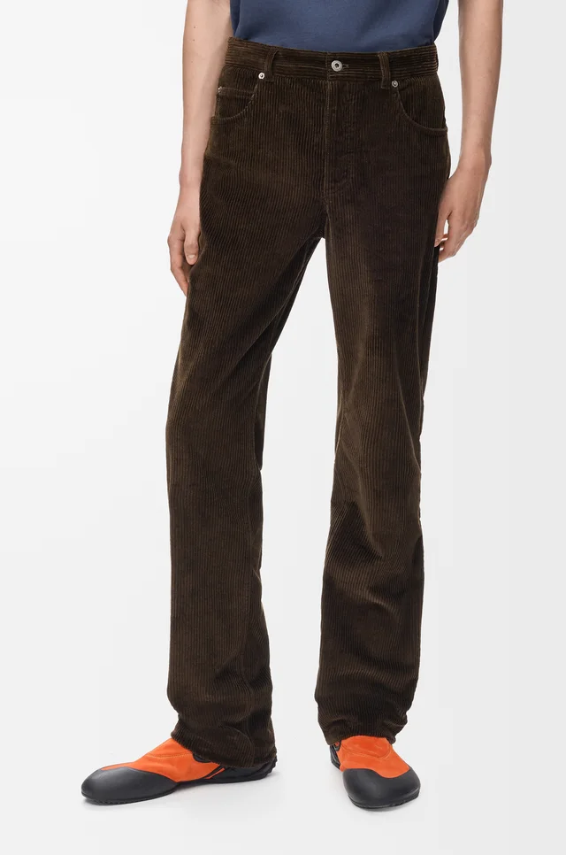 Loewe Mid Waist Straight Leg Trousers, photo 3 of 6 from SENSER