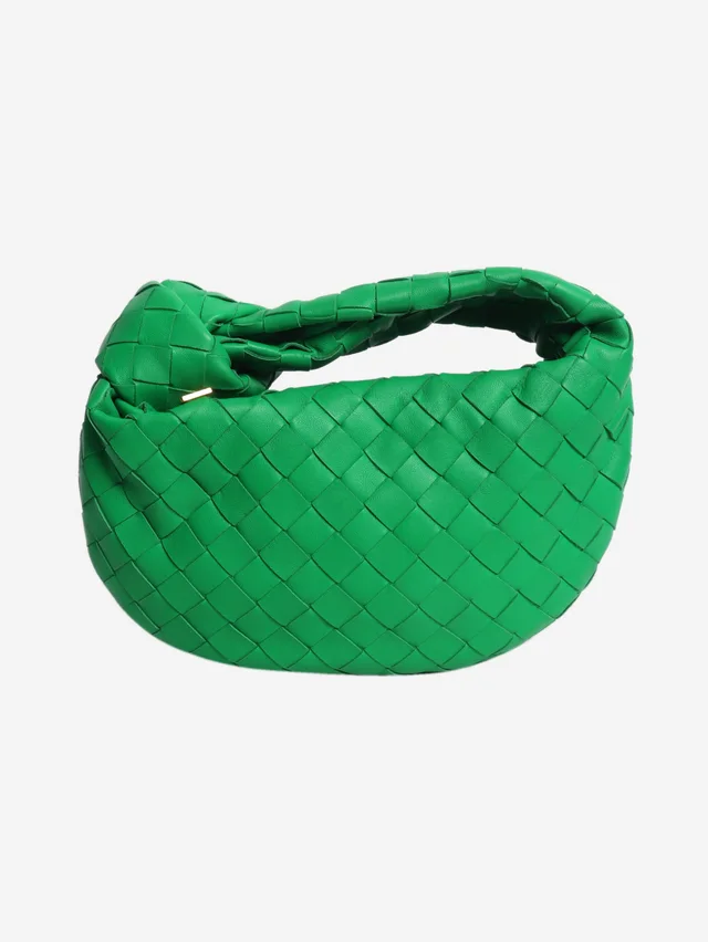 Bottega Veneta Green mini Jodie bag in Green Woven leather from Sign of the Times, photo 2 of 2
