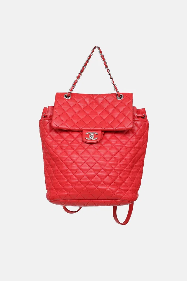 Chanel 2016 - 2017 Large Urban Spirit Backpack in Leather from VSP Consignment