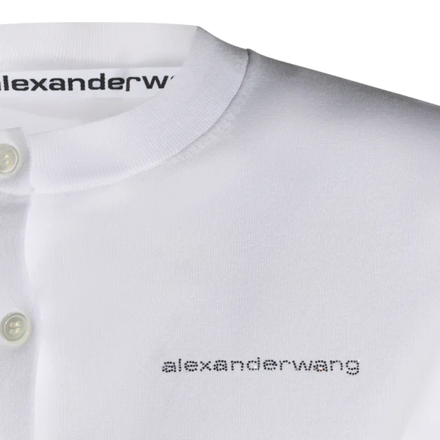 Alexander Wang crystal logo cardigan, photo 3 of 6 from SENSER