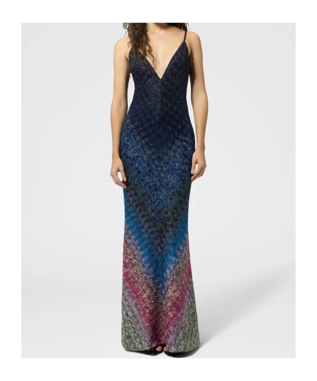 Missoni zigzag-knit open-back dress, photo 2 of 5 from SENSER