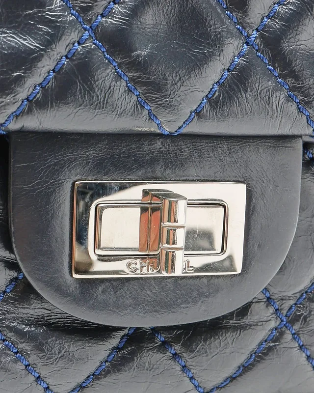 Chanel 2.55 Reissue 227 Double Flap Bag in Leather from A Retro Tale, photo 6 of 10