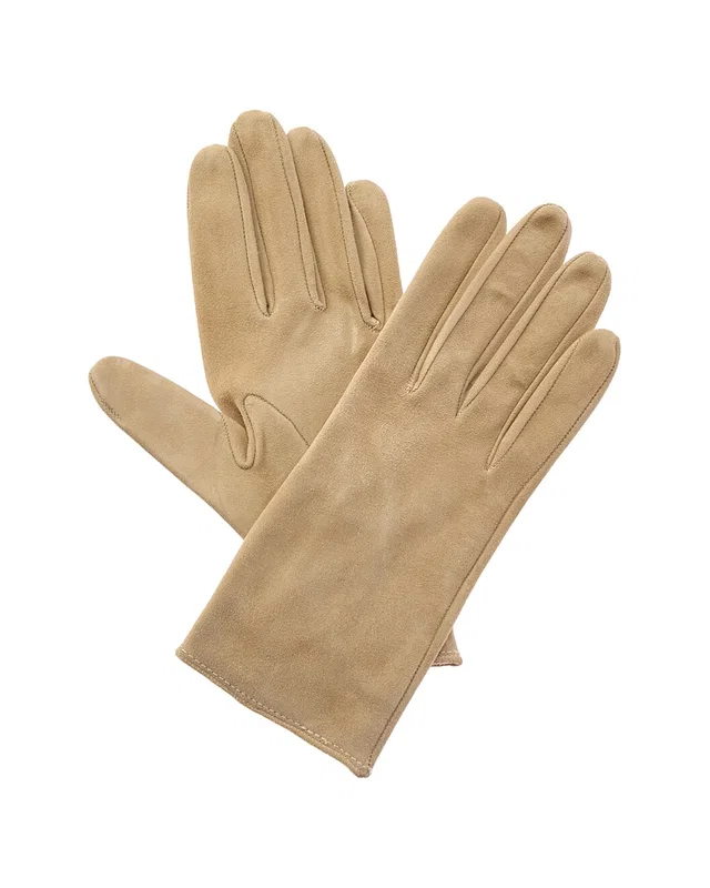 Portolano Silk-Lined Suede Gloves, image 1 of 1 from Rue La La