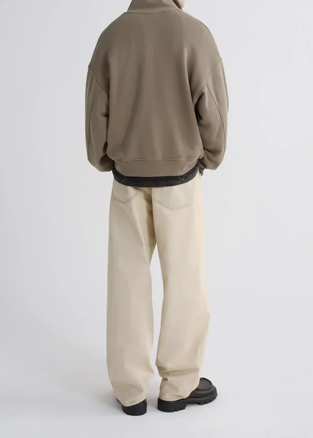 Agolde Half‑zip stand‑collar sweatshirt, photo 7 of 7 from SENSER