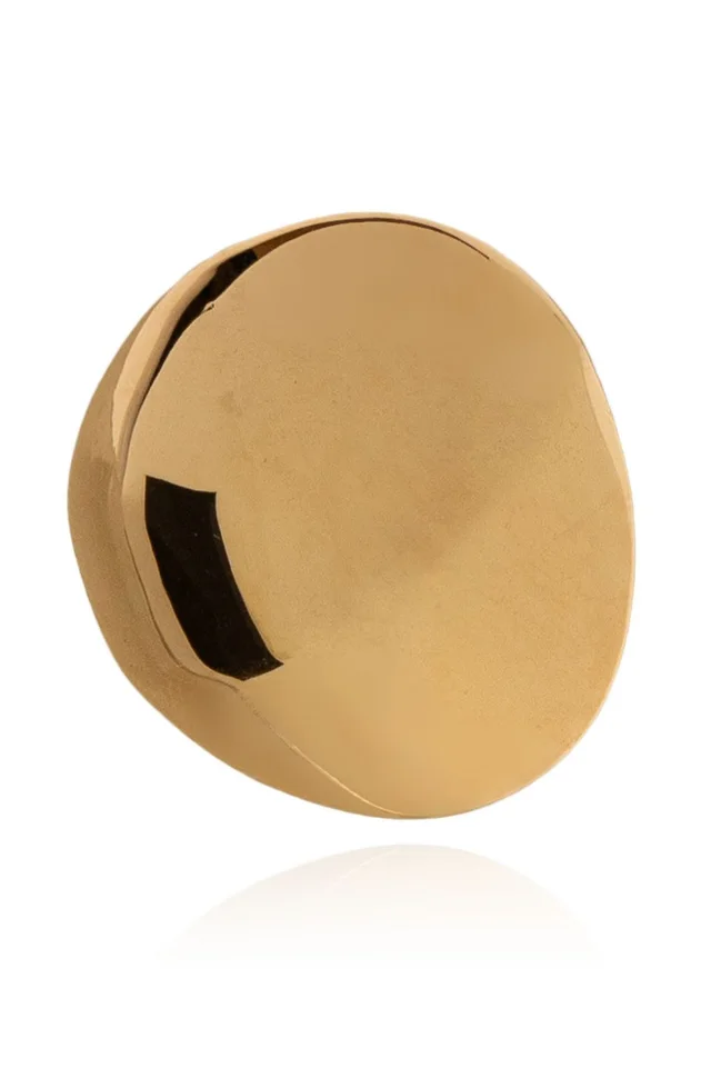Alaïa Polished Disc Stud Earrings, photo 3 of 3 from SENSER