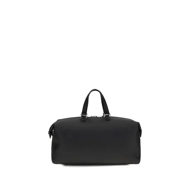 Fendi Black Calf Leather Bos Taurus Luggage And Travel in Black Calfskin from HEWI