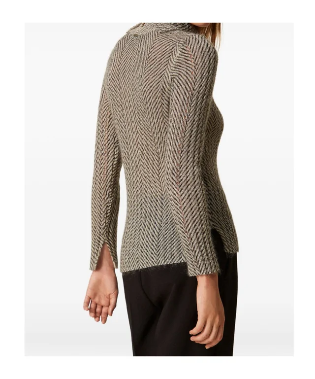Twinset turtleneck jumper with print, photo 4 of 5 from SENSER