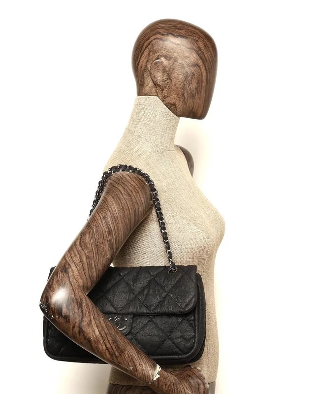 Chanel Le Marais Single Flap Bag in Canvas from A Retro Tale, photo 8 of 8