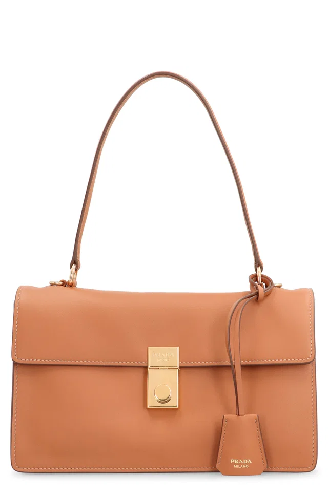 Prada Shoulder Bag — Caramel Calf Leather in Calfskin from HEWI