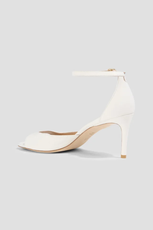 Stuart Weitzman Nudistia 75mm Leather Sandals, photo 3 of 4 from THE OUTNET