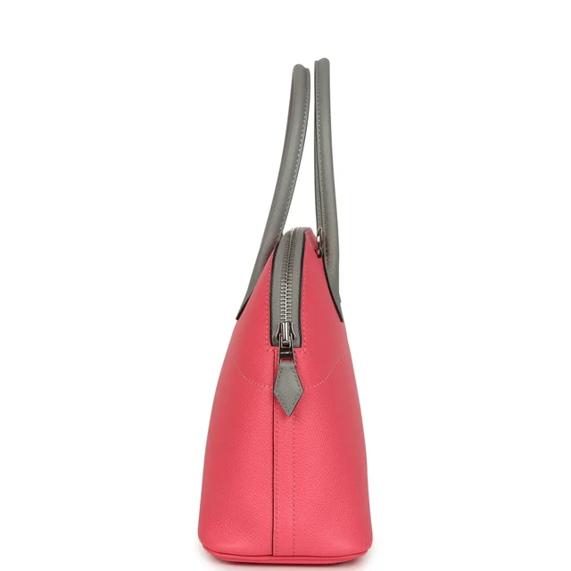 Hermès Special Order (HSS) Bolide 27 Rose Azalee, Gris Mouette Epsom Palladium Hardware in Pink Epsom leather from Madison Avenue Couture, photo 2 of 2