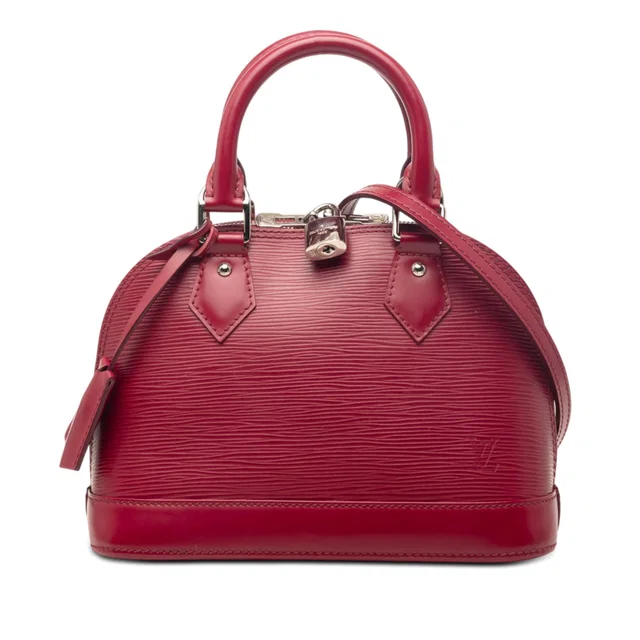 Pink Louis Vuitton Epi Alma BB Satchel in Pink Leather from Designer Revival, photo 1 of 1