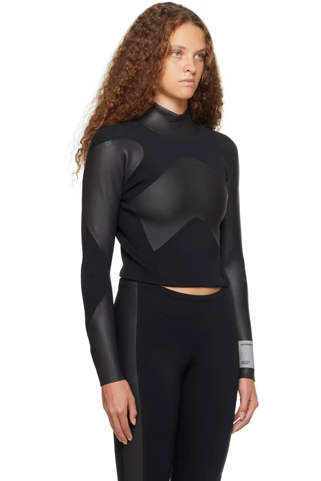 Haydenshapes by Dion Lee SSENSE Exclusive Black & Gray Long Sleeve T-Shirt, photo 2 of 4 from SSENSE