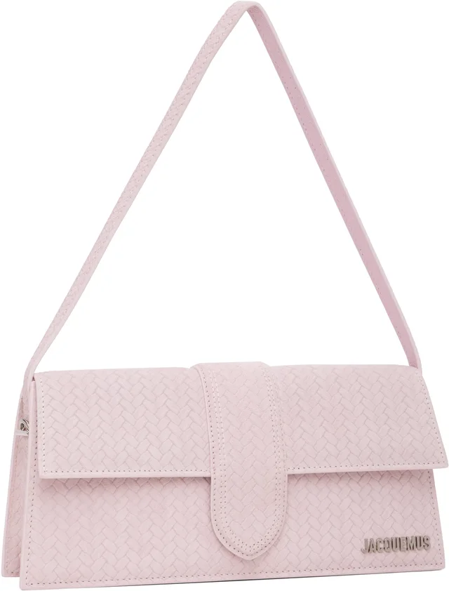 JACQUEMUS Pink 'The long Bambino' Bag, photo 6 of 8 from SSENSE