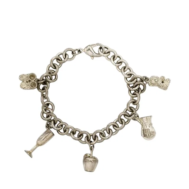 Tiffany & Co. Bracelet Multi Charm Silver Official Customer 925 Sterling in Silver from The Reluxe