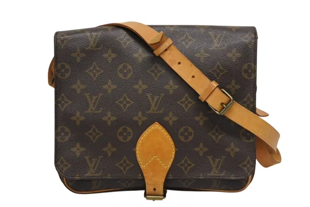 Louis Vuitton Cartouchiere GM Shoulder Bag Monogram Canvas Brown in Brown Coated canvas from The Reluxe