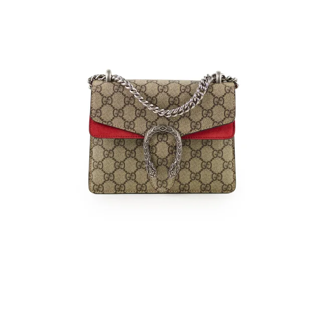 Gucci Surpreme Mini Dionysus Red in Red Canvas from The Purse Affair