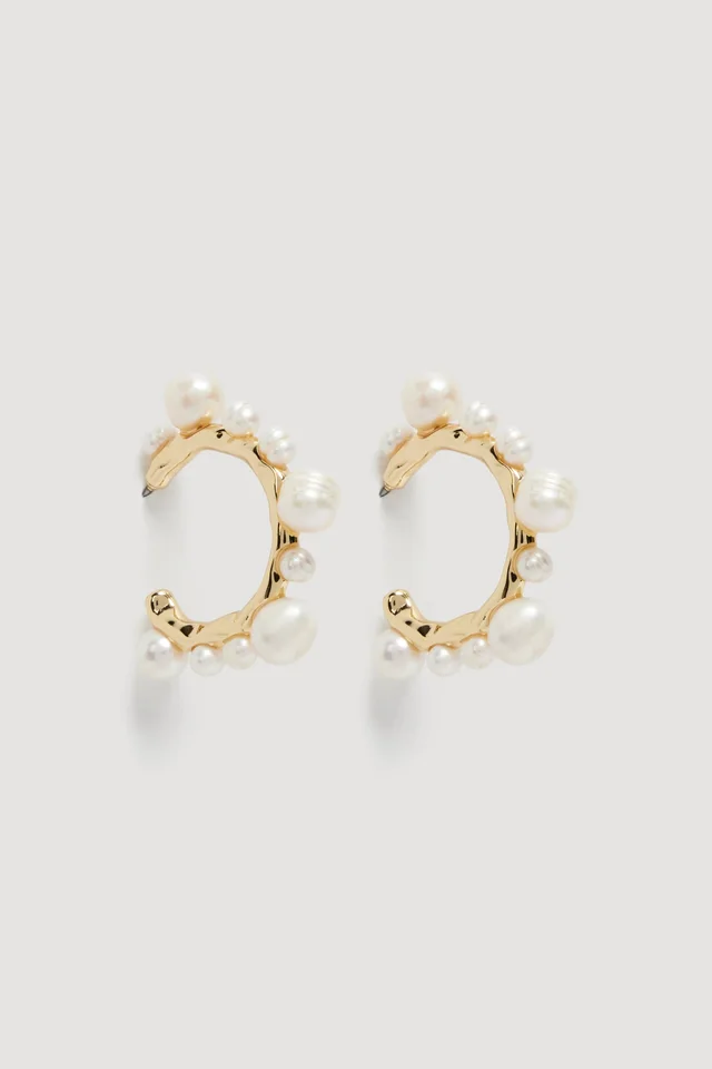 AJE Arrow Hoop Stud in Metallic from Aje, photo 1 of 1