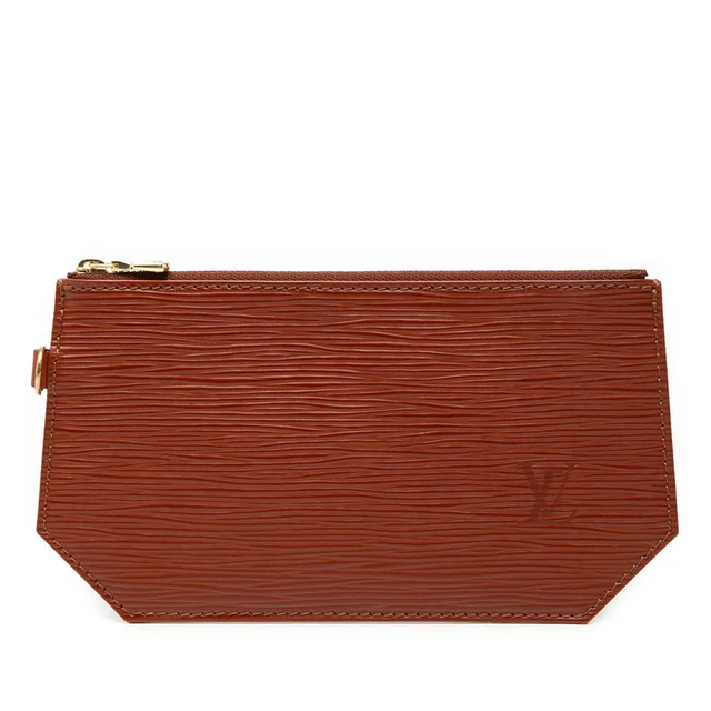 Brown Louis Vuitton Epi Sac D Epaule Pouch in Brown Leather from Designer Revival