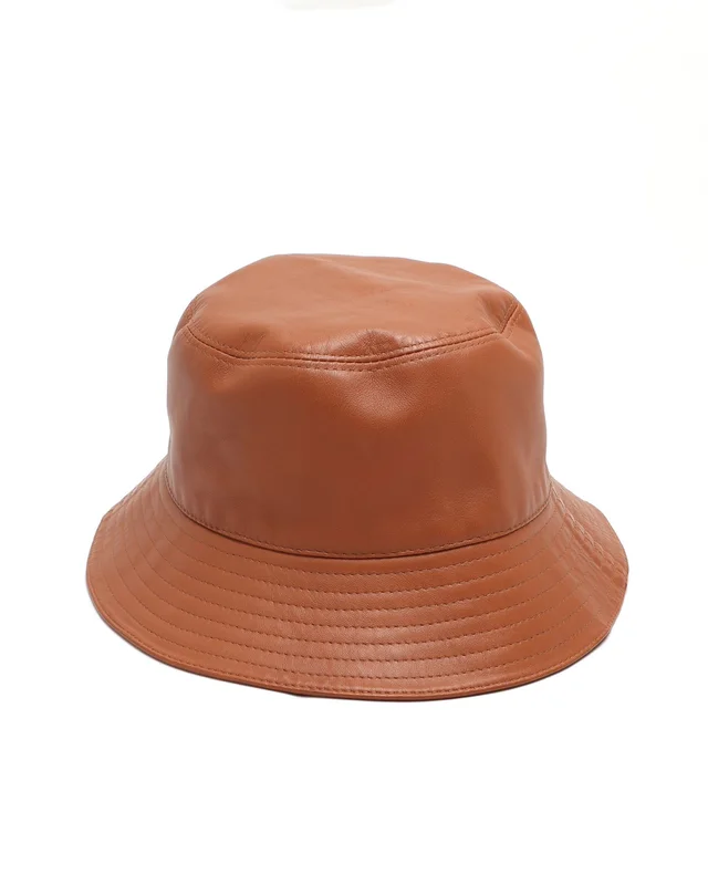 Loewe Anagram Leather Bucket Hat in Leather from A Retro Tale, photo 3 of 6