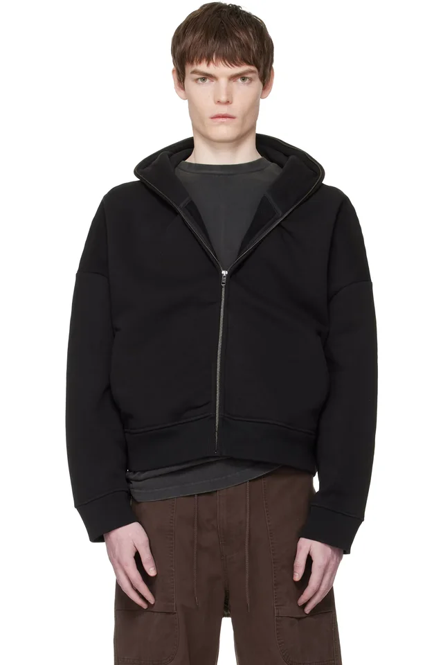 Black Eternal Zip Hoodie