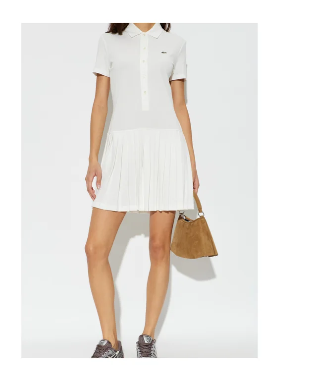 Lacoste pleated-skirt polo mini dress, photo 3 of 4 from SENSER