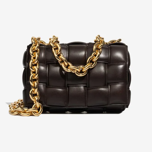 Bottega Veneta Cassette Lamb Dark Brown in Brown Lambskin from SACLÀB, photo 3 of 9