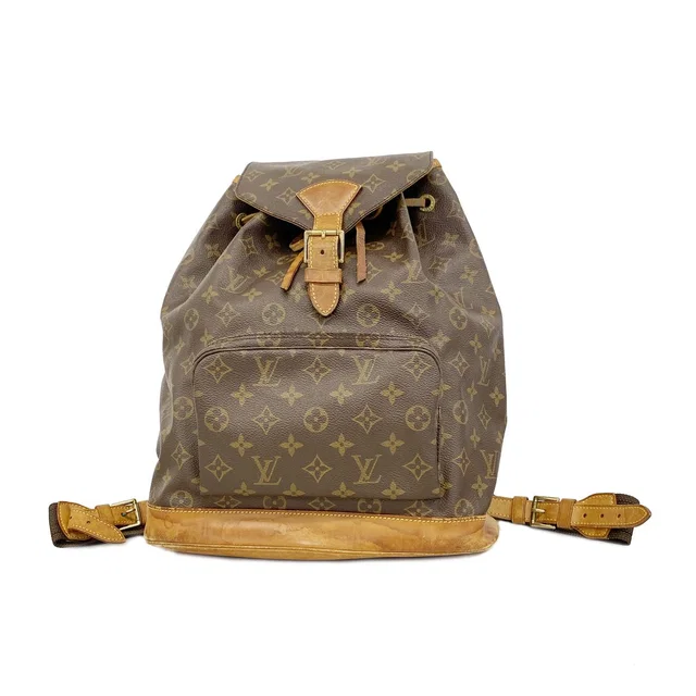 Louis Vuitton Backpack Monogram Montsouris GM Brown in Brown from The Reluxe