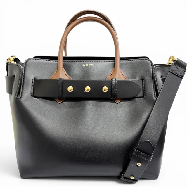 Burberry Leather 2way Tote Bag in Leather from LuxUness