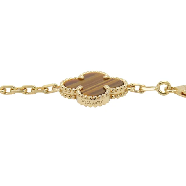 Van Cleef & Arpels Vintage Alhambra Necklace 10 MotifsVCARD40700 18K Yellow Gold in Yellow from GALLERY RARE, photo 3 of 3