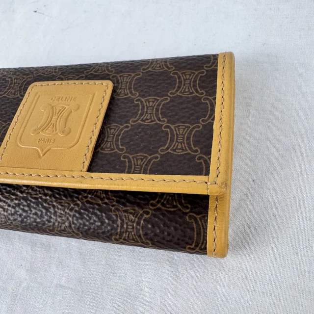 Celine Vintage Macadam 6 Key Holder Pouch in coated canvas, Metal from Reowned, photo 4 of 5