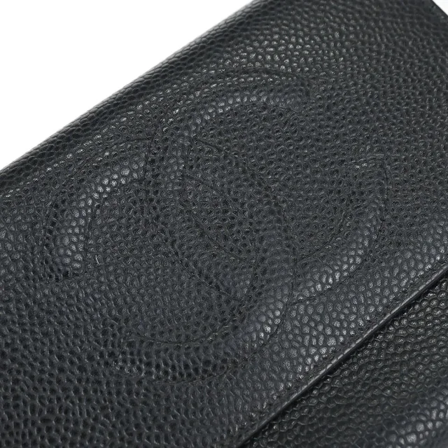 Chanel Timeless Cc French Caviar Black Calfskin Accessory in Black Caviar leather from HEWI, photo 4 of 15