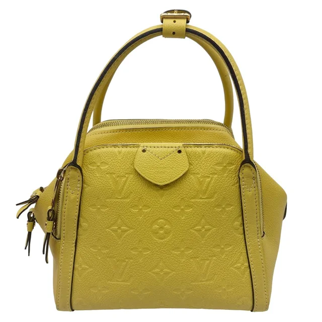 Louis Vuitton Marais MM Empreinte Leather Hobo Bag Yellow from Dallas Designer Handbags