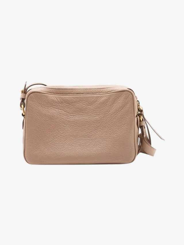 Prada Beige Vitello Phenix leather shoulder bag in Beige Leather from Sign of the Times, photo 2 of 11