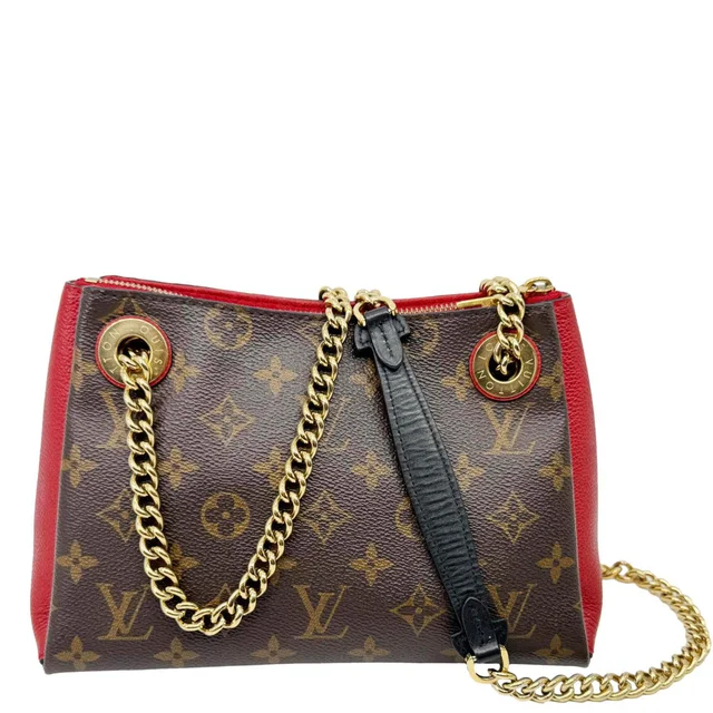 Louis Vuitton Surene BB Monogram Canvas Shoulder Bag Cherry in Coated canvas from Dallas Designer Handbags