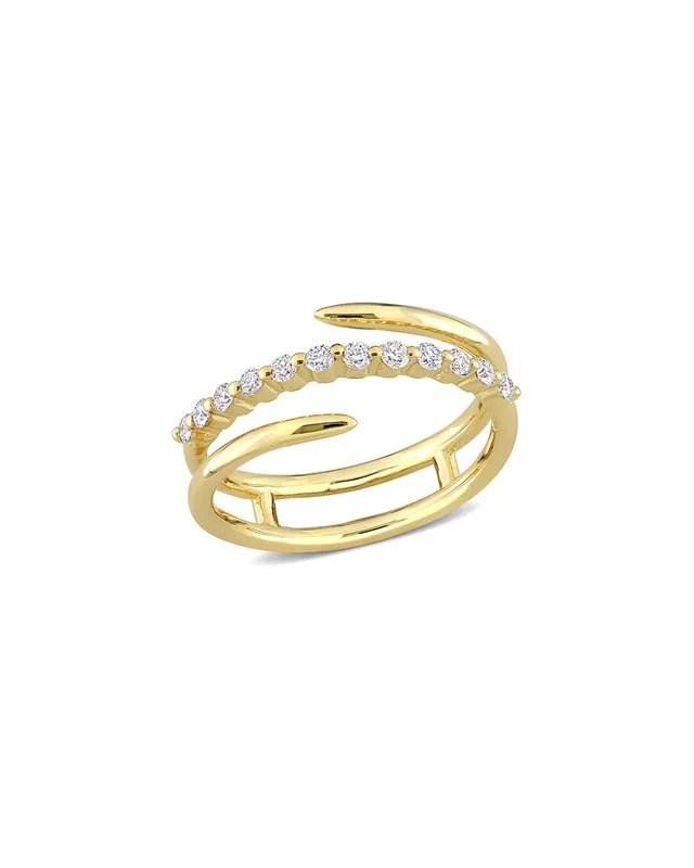 Lab Grown Diamonds 18K Over Silver 0.28 ct. tw. Lab Grown Diamond Ring, image 1 of 1 from Rue La La