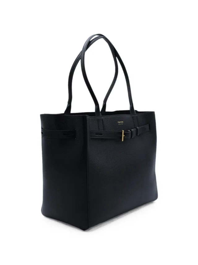 Tom Ford Audrey Tote Bag — Black in Black Calfskin from HEWI