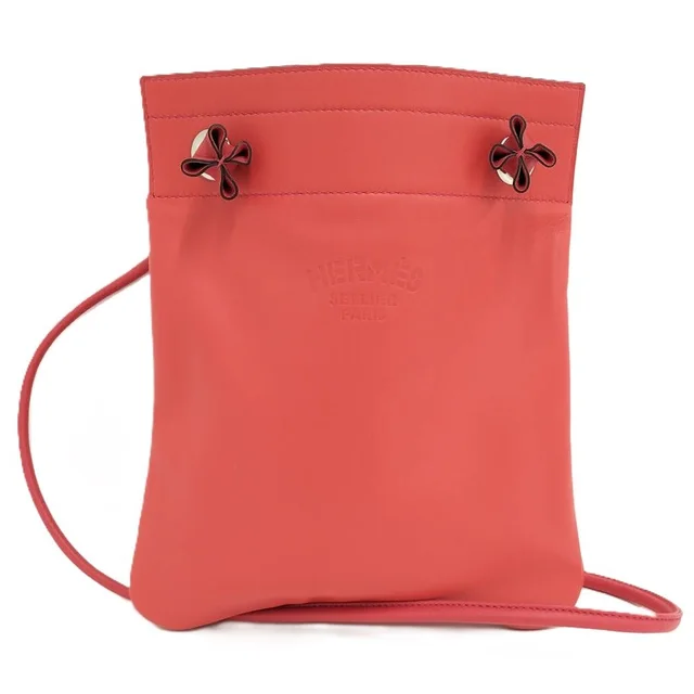 Hermès Ali Nu Shoulder Bag Leather Pink in Pink Leather from The Reluxe