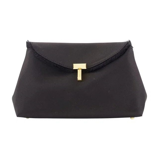 TOTEME Clutch — Black Silk in Black Silk from HEWI