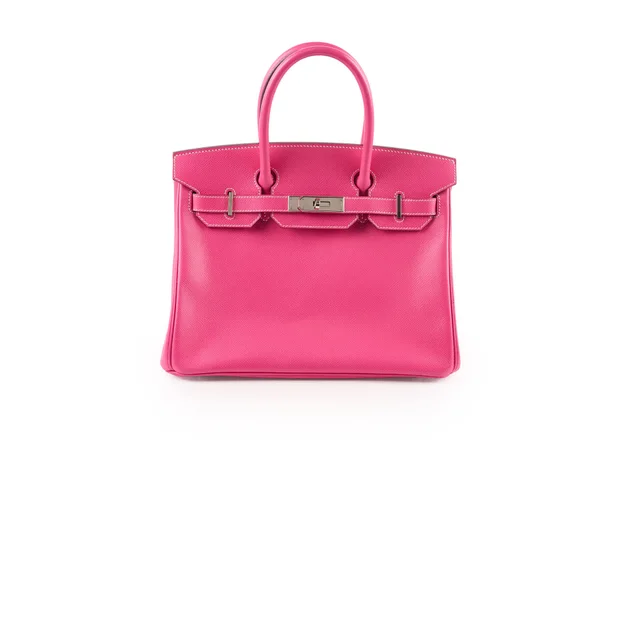 Hermès Birkin 30 Rose Tyrien Candy Collection PHW [O] in Pink Epsom leather from The Purse Affair